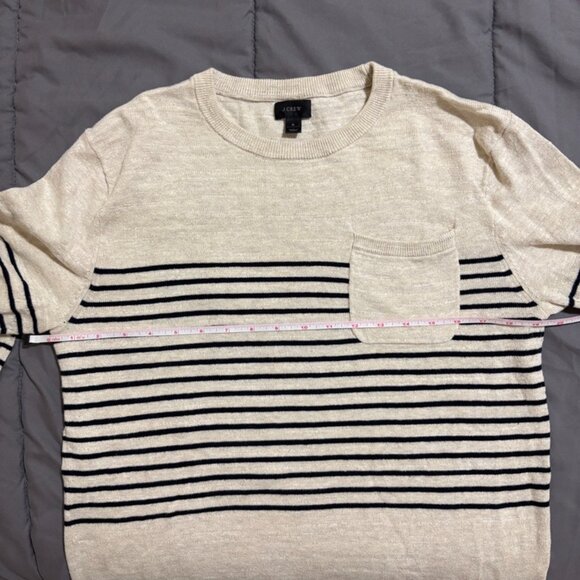 J. Crew Striped Cotton Sweater - Picture 4 of 4